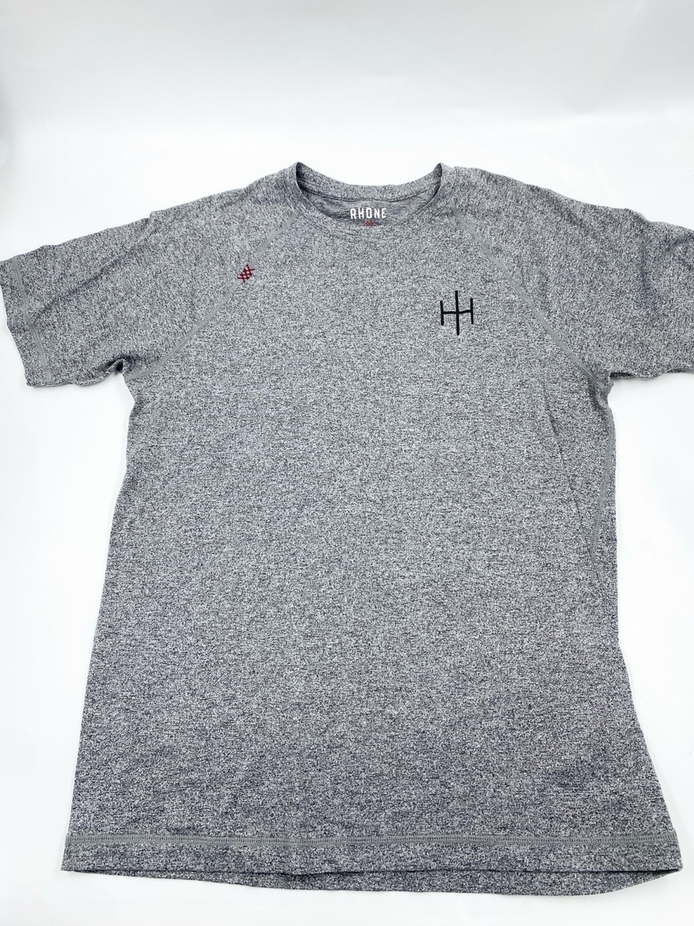 Rhone Reign Athletic Training Tee T Shirt Marled Gray S